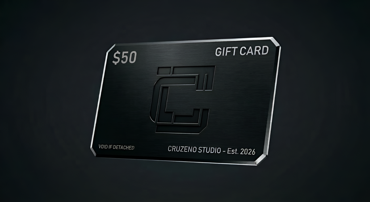 Tarjeta de regalo digital Cruzeno Studio key benefits