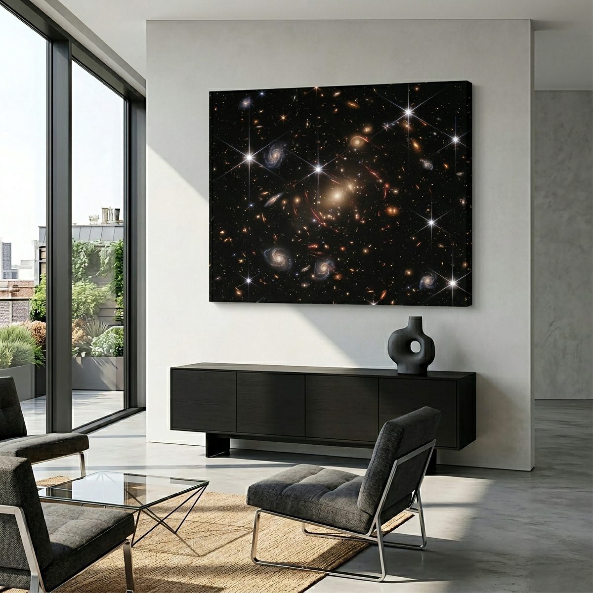 Commanding focal point for walls